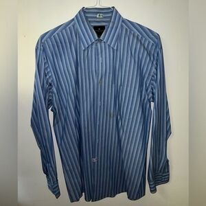Men’s Kenneth Cole Reaction Long Sleeve Striped Dress Shirt –Size Medium (15 1/2